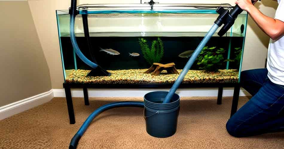 How to change aquarium water