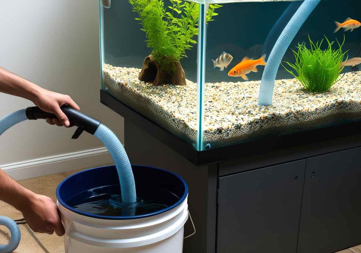 How to change aquarium water